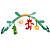 Дуга с игрушками Весёлая горка Happy Baby 330670 green